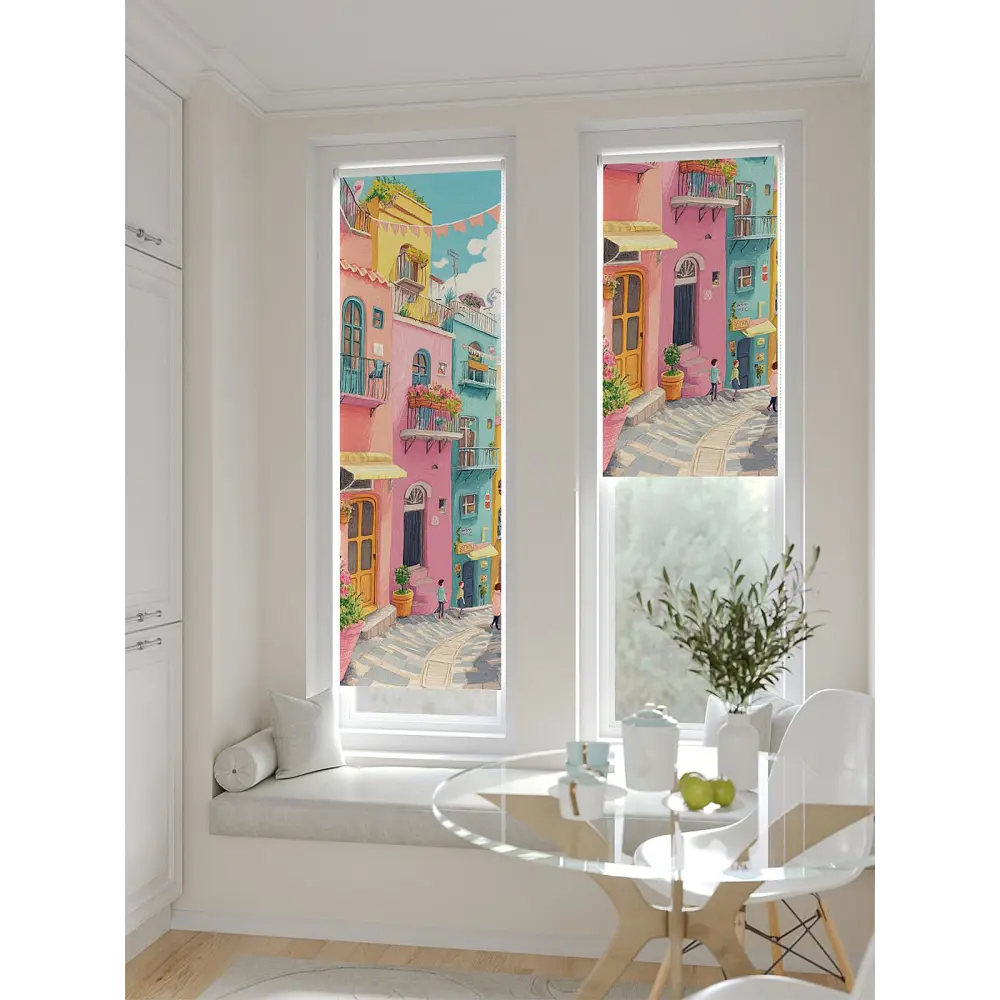 Фото Рулонная штора блэкаут At Home Ланетрикс AT783457052 52x170 см, цвет жёлтый Фото Рулонная штора блэкаут At Home Ланетрикс AT783457052 52x170 см, цвет жёлтый