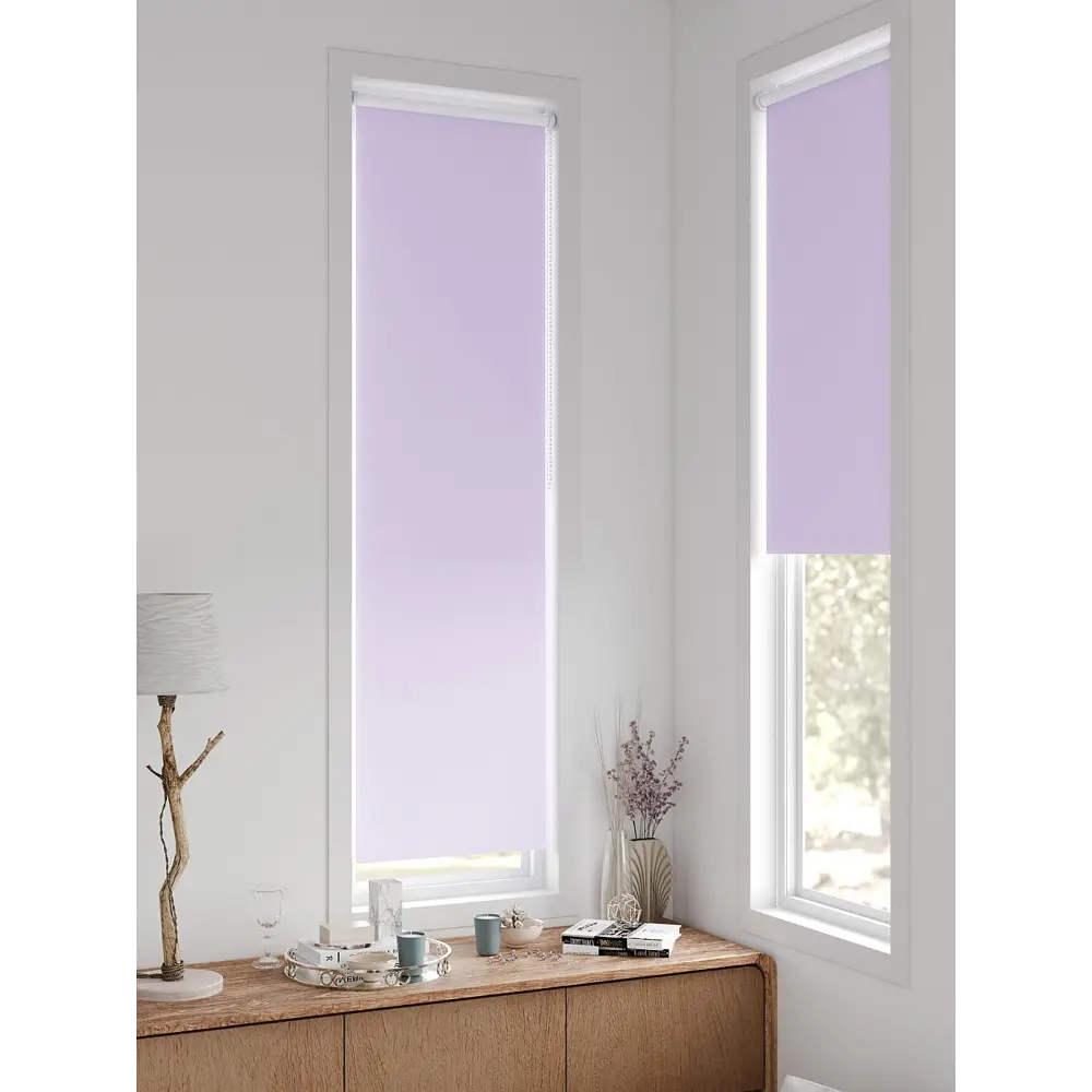 Фото 8 Рулонная штора блэкаут At Home Ланетрикс AT783330052 52x170 см, цвет фиолетовый Фото 8 Рулонная штора блэкаут At Home Ланетрикс AT783330052 52x170 см, цвет фиолетовый