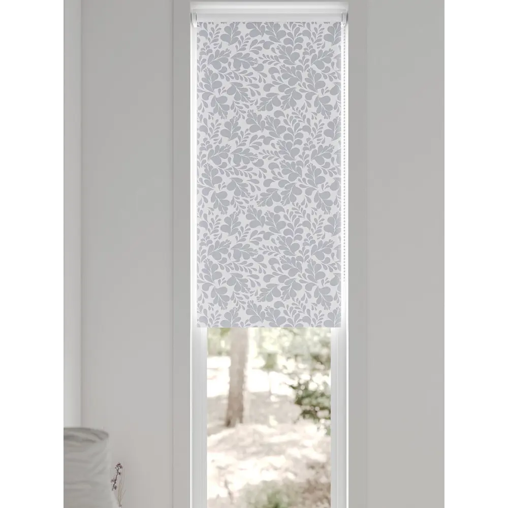 Фото 3 Рулонная штора блэкаут At Home AT783386052, 52x170 см, цвет белый, синий