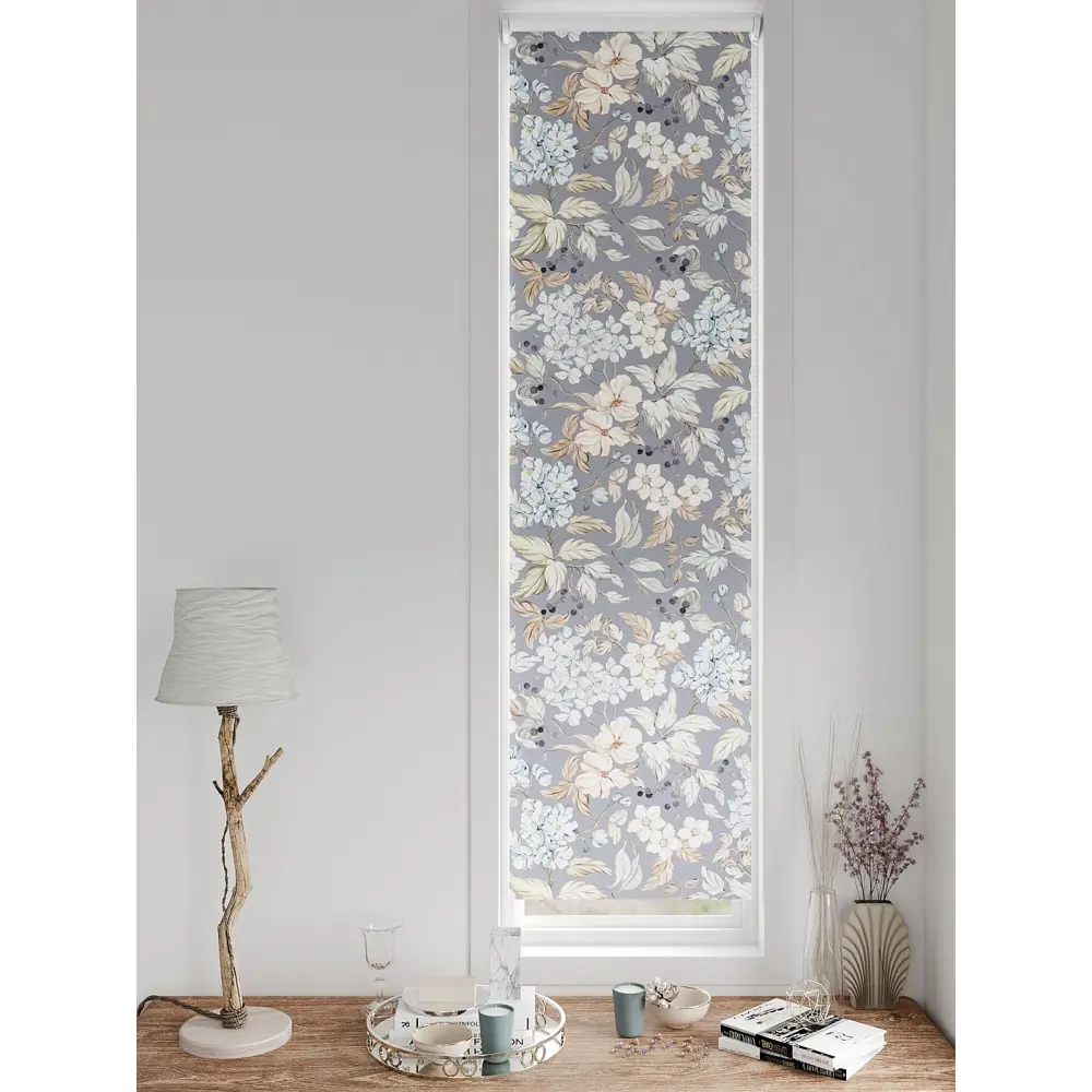 Фото 2 Рулонная штора блэкаут At Home AT783375047, 47x170 см, цвет бежевый, синий Фото 2 Рулонная штора блэкаут At Home AT783375047, 47x170 см, цвет бежевый, синий