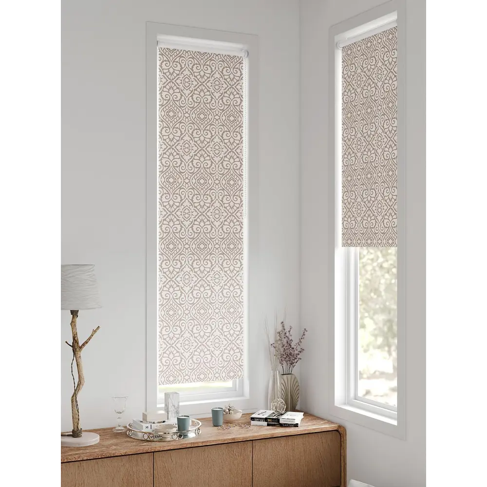 Фото 10 Рулонная штора блэкаут At Home AT783389047, 47x170 см, цвет бежевый, коричневый Фото 10 Рулонная штора блэкаут At Home AT783389047, 47x170 см, цвет бежевый, коричневый