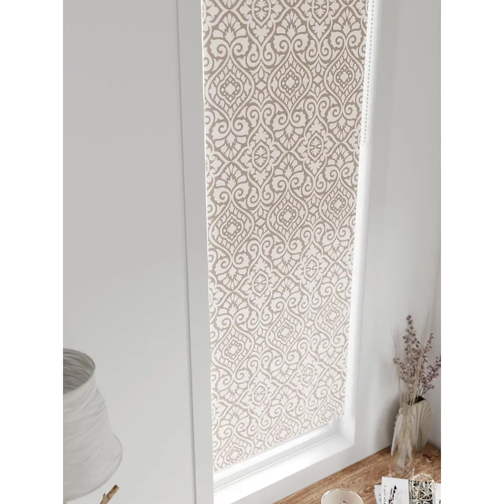 Фото 7 Рулонная штора блэкаут At Home AT783389047, 47x170 см, цвет бежевый, коричневый Фото 7 Рулонная штора блэкаут At Home AT783389047, 47x170 см, цвет бежевый, коричневый