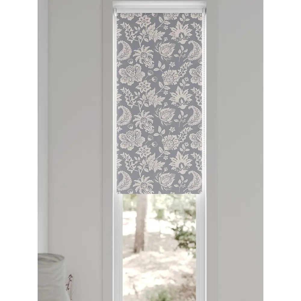 Фото 2 Рулонная штора блэкаут At Home AT783394047, 47x170 см, цвет бежевый, синий Фото 2 Рулонная штора блэкаут At Home AT783394047, 47x170 см, цвет бежевый, синий