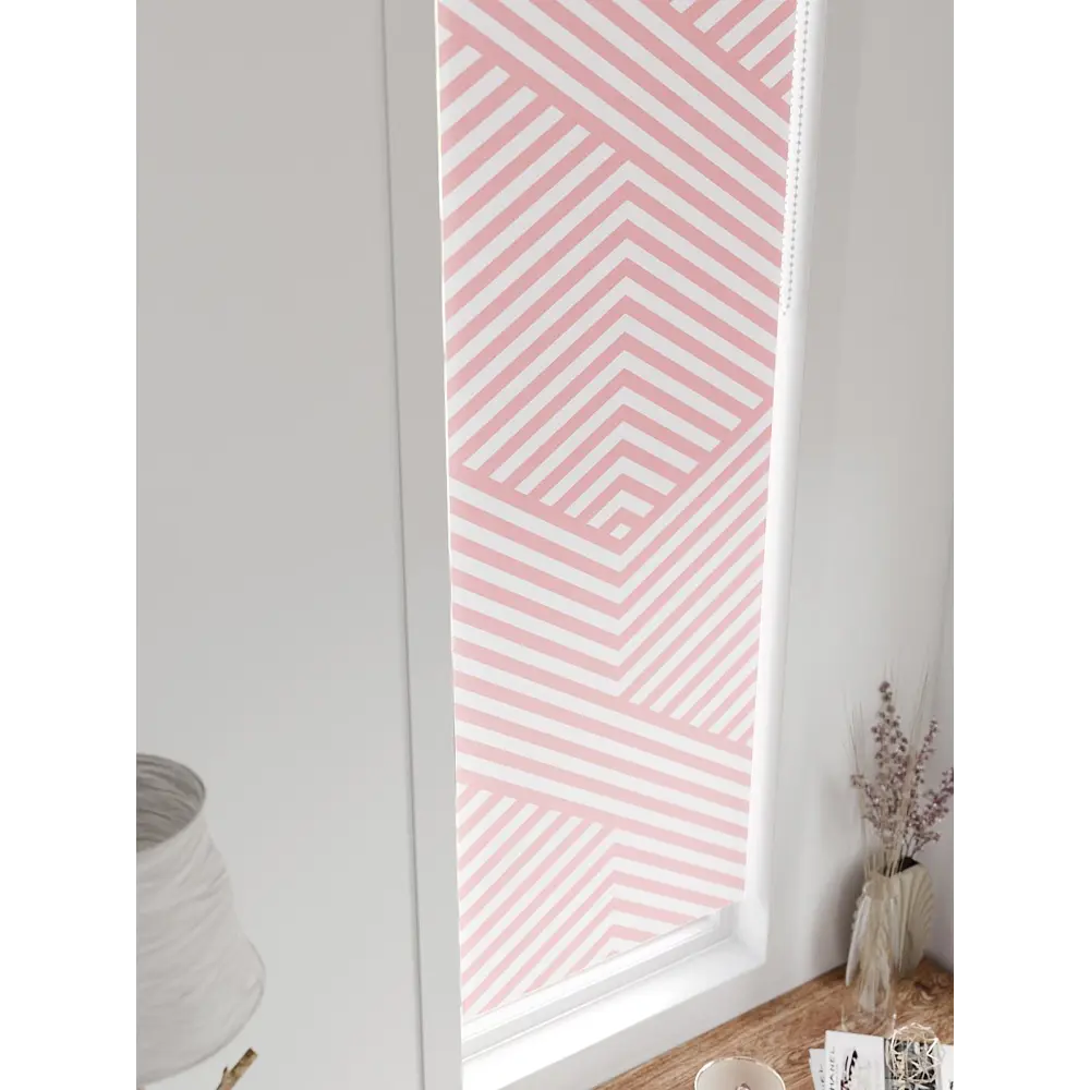 Фото 10 Рулонная штора блэкаут At Home AT783397047, 47x170 см, цвет белый, розовый Фото 10 Рулонная штора блэкаут At Home AT783397047, 47x170 см, цвет белый, розовый