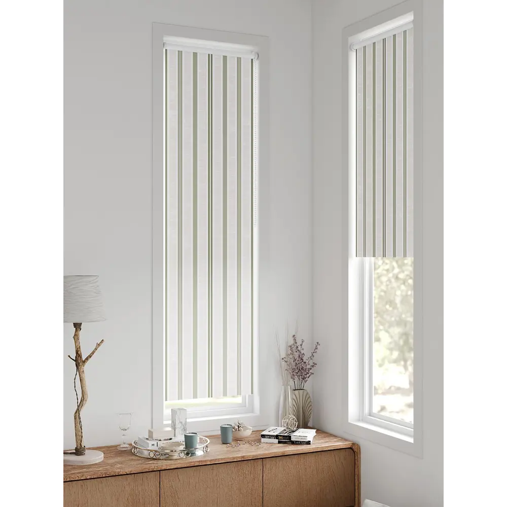 Фото 6 Рулонная штора блэкаут At Home AT783410047, 47x170 см, цвет бежевый, зеленый Фото 6 Рулонная штора блэкаут At Home AT783410047, 47x170 см, цвет бежевый, зеленый