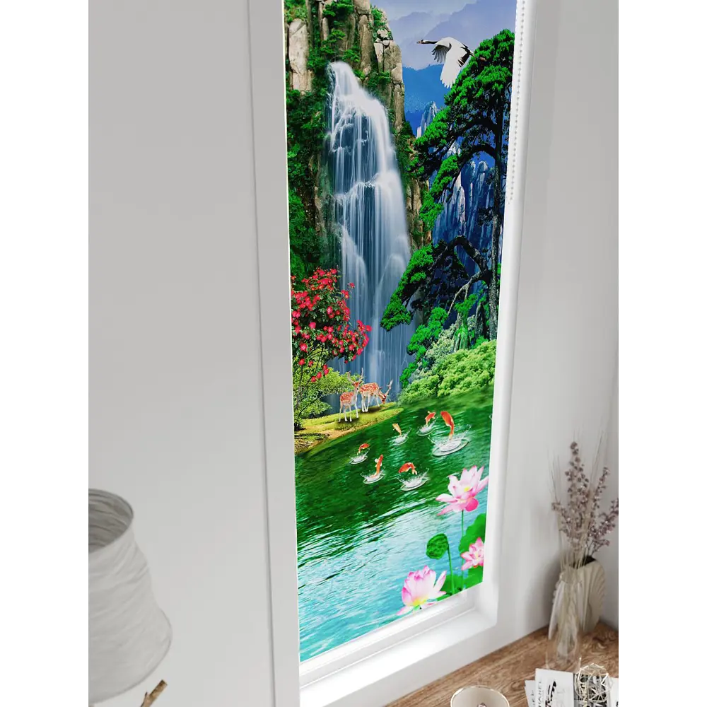 Фото 2 Рулонная штора блэкаут At Home AT783440047, 47x170 см, цвет зеленый, разноцветный Фото 2 Рулонная штора блэкаут At Home AT783440047, 47x170 см, цвет зеленый, разноцветный