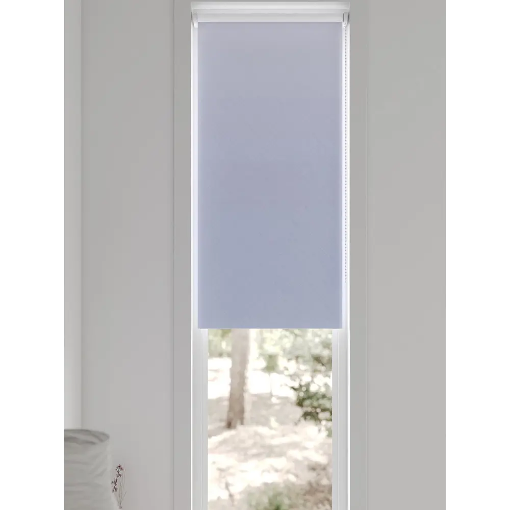 Фото 4 Рулонная штора блэкаут At Home AT783336047, 47x170 см, цвет белый, сиреневый Фото 4 Рулонная штора блэкаут At Home AT783336047, 47x170 см, цвет белый, сиреневый