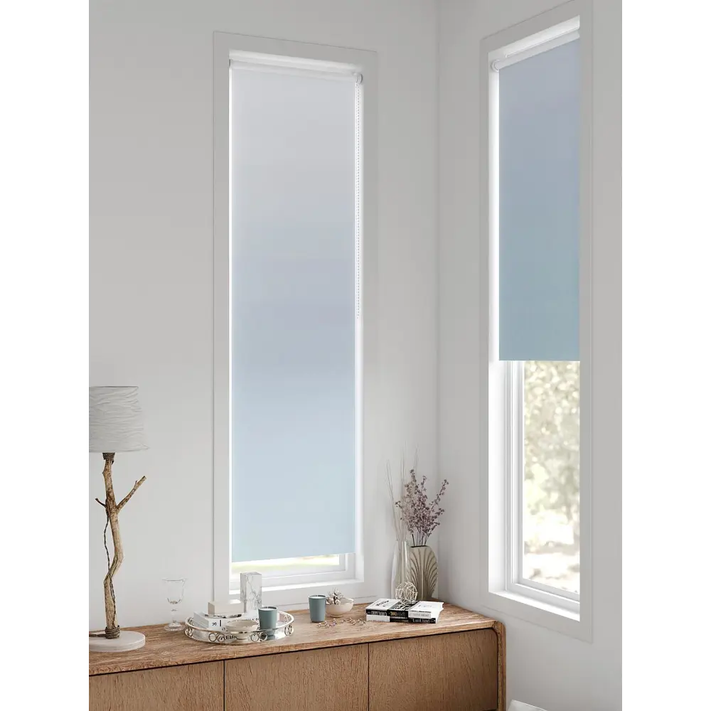 Фото 6 Рулонная штора блэкаут At Home AT783338047, 47x170 см, цвет белый, серый, голубой Фото 6 Рулонная штора блэкаут At Home AT783338047, 47x170 см, цвет белый, серый, голубой