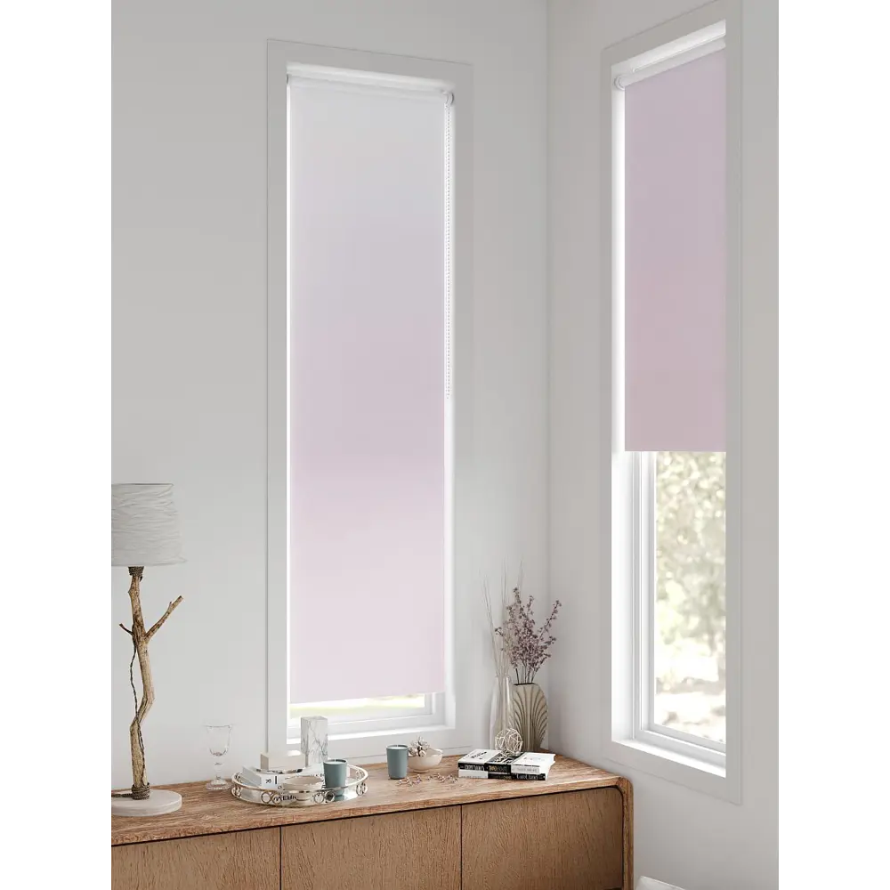 Фото 9 Рулонная штора блэкаут At Home AT783340047, 47x170 см, цвет белый, розовый Фото 9 Рулонная штора блэкаут At Home AT783340047, 47x170 см, цвет белый, розовый