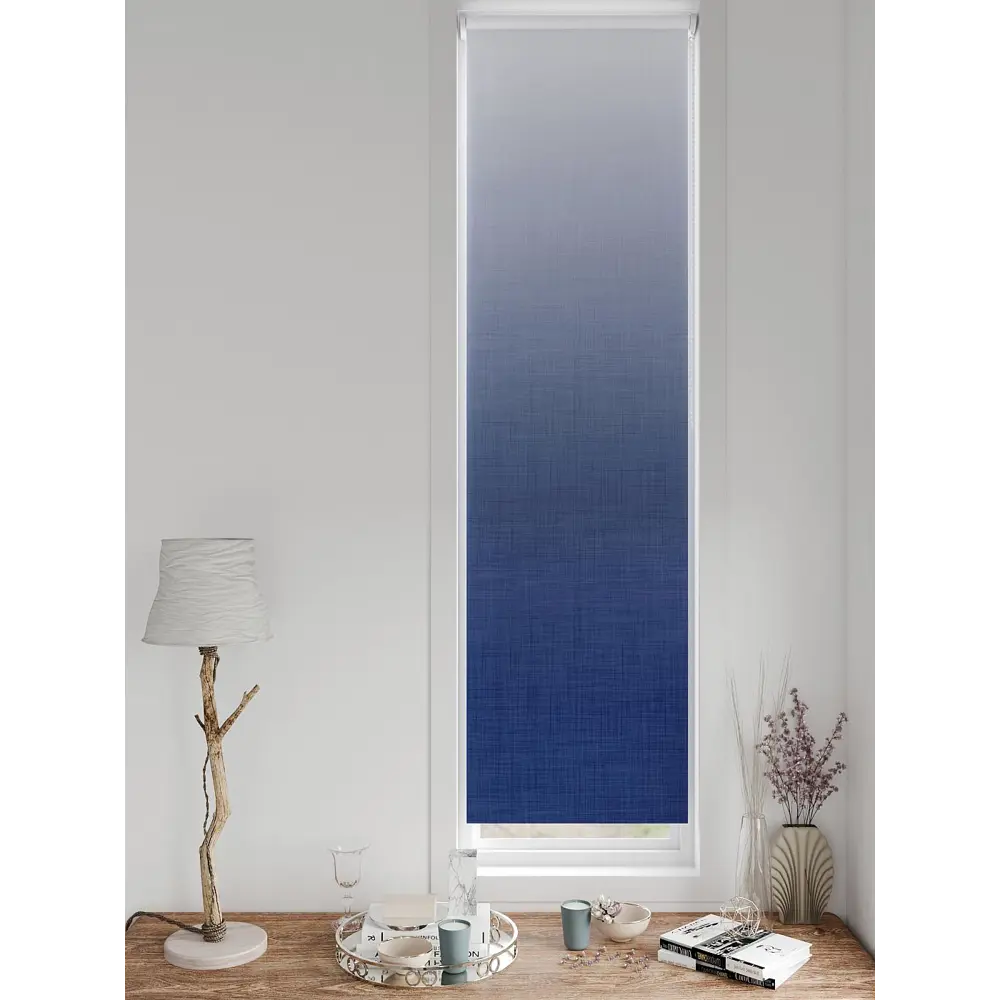 Фото 3 Рулонная штора блэкаут At Home AT783351047, 47x170 см, цвет белый, синий Фото 3 Рулонная штора блэкаут At Home AT783351047, 47x170 см, цвет белый, синий