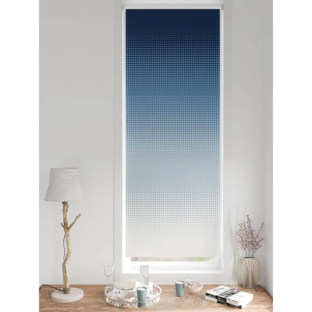 Фото 9 Рулонная штора блэкаут At Home Фиреда AT783042062 62x170 см, цвет белый