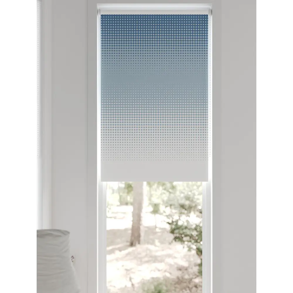 Фото 5 Рулонная штора блэкаут At Home Фиреда AT783042062 62x170 см, цвет белый