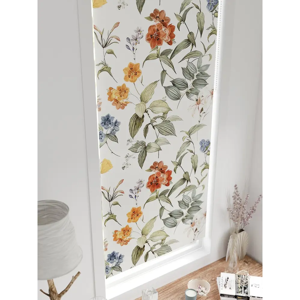 Фото 6 Рулонная штора блэкаут At Home Фиреда AT783015062 62x170 см, цвет белый Фото 6 Рулонная штора блэкаут At Home Фиреда AT783015062 62x170 см, цвет белый