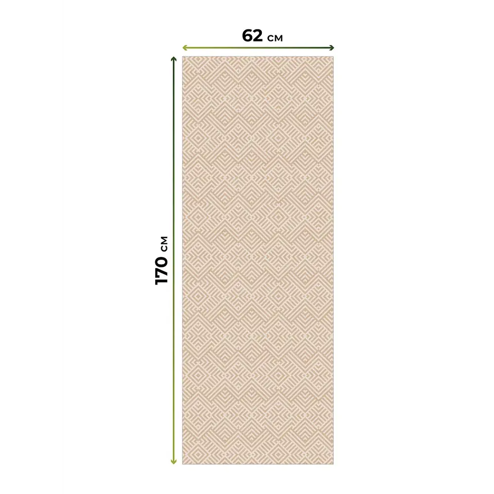 Фото 2 Рулонная штора блэкаут At Home Фиреда AT783200062 62x170 см, цвет бежевый Фото 2 Рулонная штора блэкаут At Home Фиреда AT783200062 62x170 см, цвет бежевый