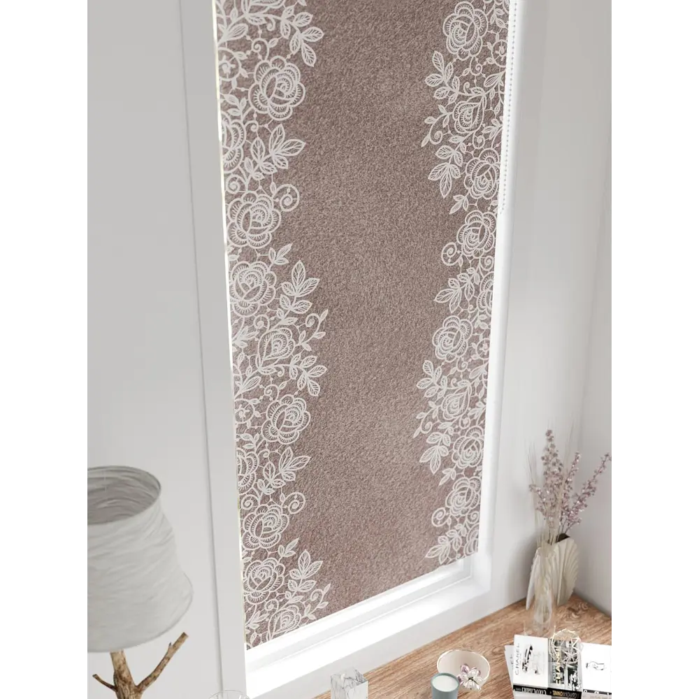 Фото 5 Рулонная штора блэкаут At Home Фиреда AT783155062 62x170 см, цвет белый Фото 5 Рулонная штора блэкаут At Home Фиреда AT783155062 62x170 см, цвет белый