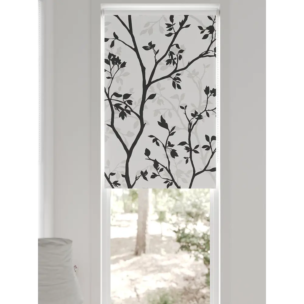 Фото 6 Рулонная штора блэкаут At Home Нертис AT783064057 57x170 см, цвет белый