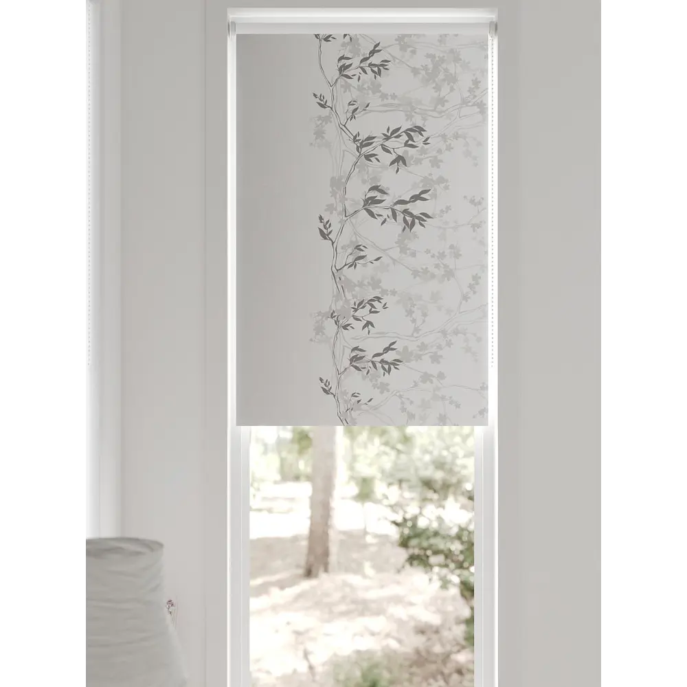 Фото 9 Рулонная штора блэкаут At Home Нертис AT783052057 57x170 см, цвет белый