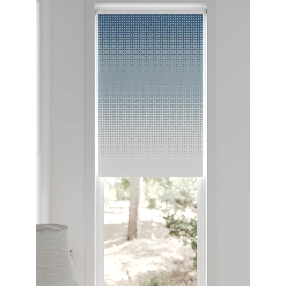 Фото 10 Рулонная штора блэкаут At Home Нертис AT783042057 57x170 см, цвет белый