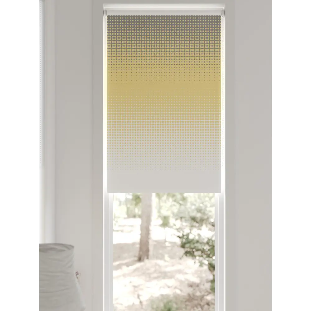 Фото 8 Рулонная штора блэкаут At Home Нертис AT783037057 57x170 см, цвет белый