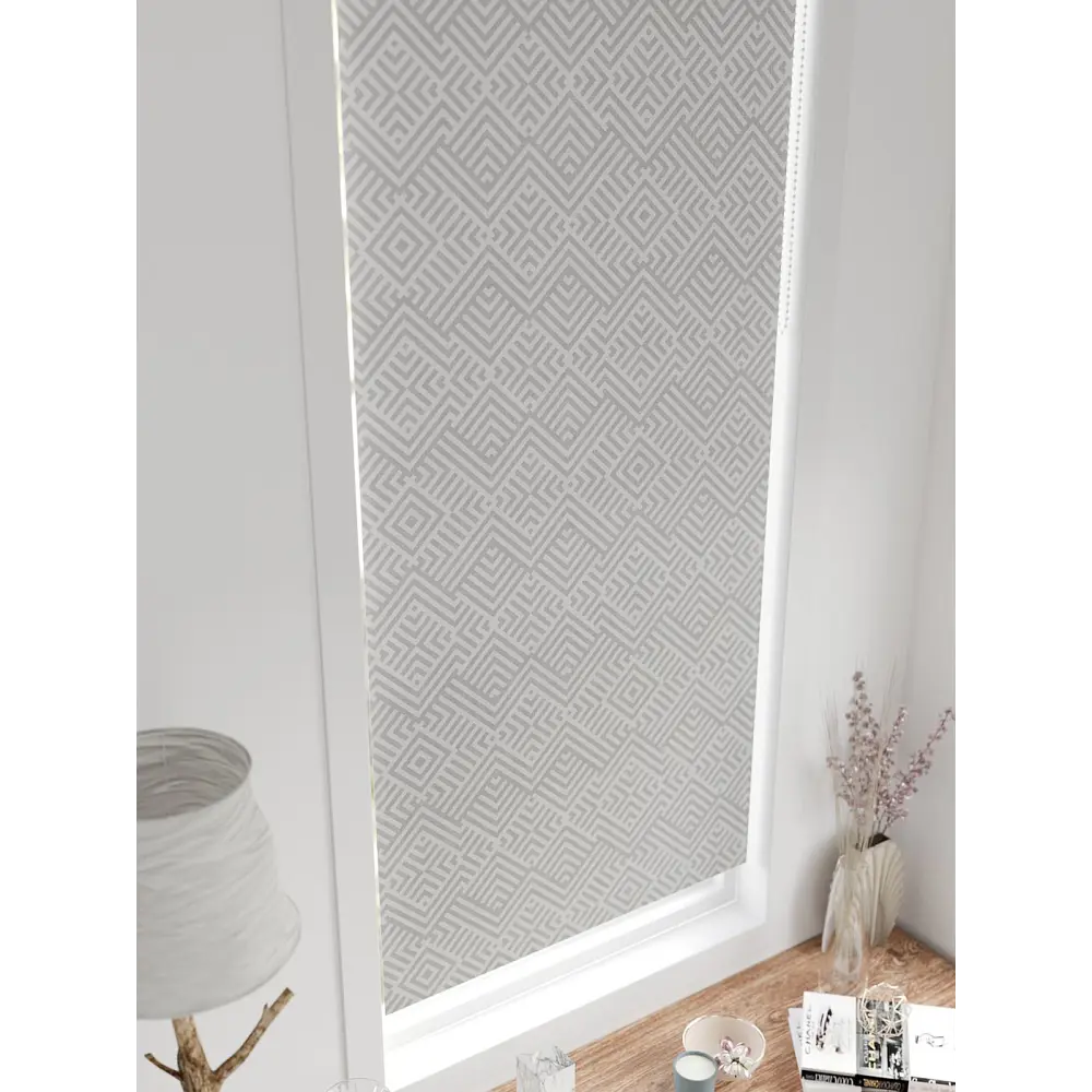 Фото 4 Рулонная штора блэкаут At Home Нертис AT783198057 57x170 см, цвет серый Фото 4 Рулонная штора блэкаут At Home Нертис AT783198057 57x170 см, цвет серый