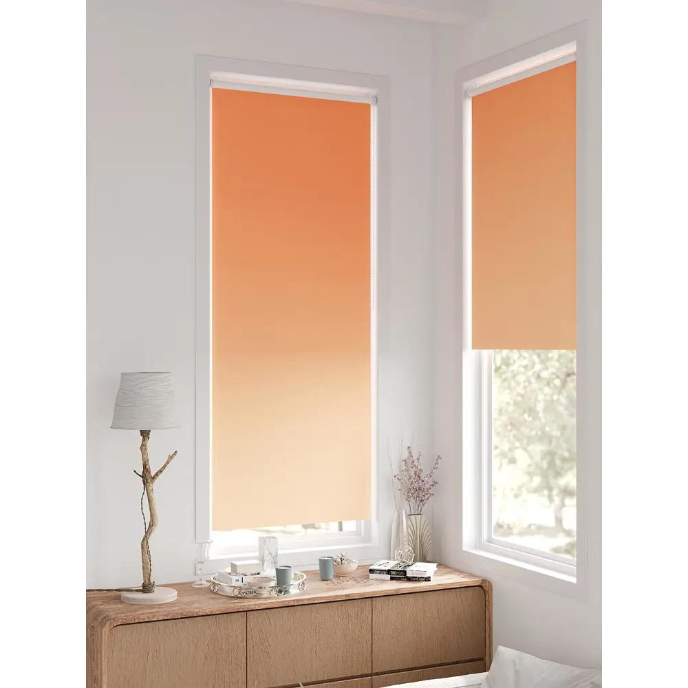 Фото Рулонная штора блэкаут At Home Анзара AT783275057 57x170 см, цвет бежевый Фото Рулонная штора блэкаут At Home Анзара AT783275057 57x170 см, цвет бежевый