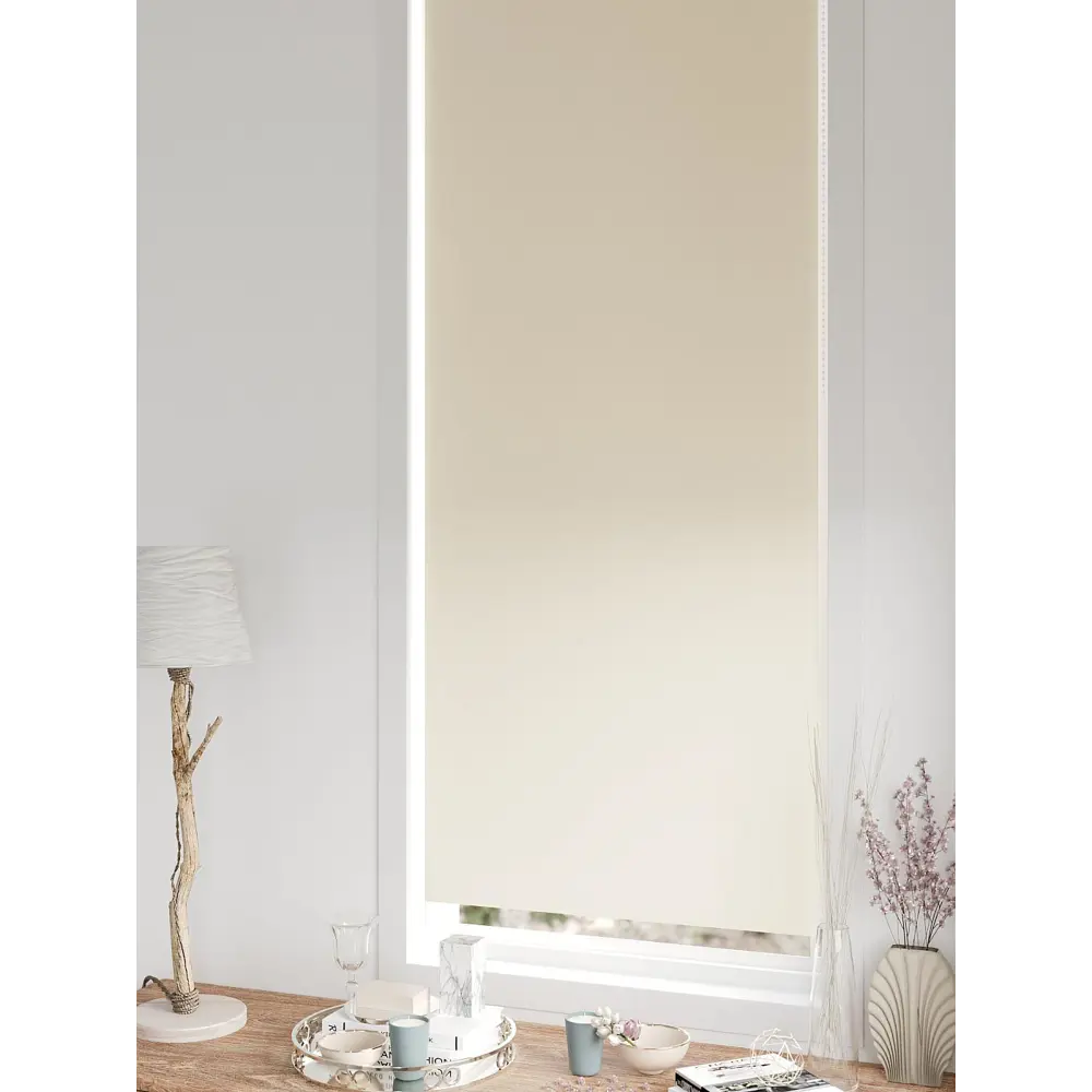 Фото 7 Рулонная штора блэкаут At Home Анзара AT783292057 57x170 см, цвет бежевый Фото 7 Рулонная штора блэкаут At Home Анзара AT783292057 57x170 см, цвет бежевый