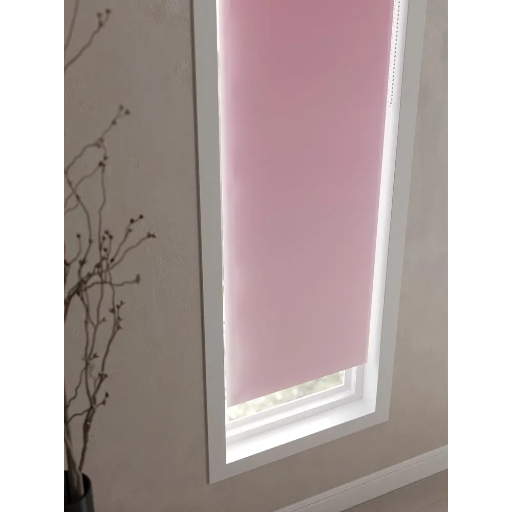 Фото 3 Рулонная штора At Home Лимкис AT782246052 52x170 см, цвет розовый