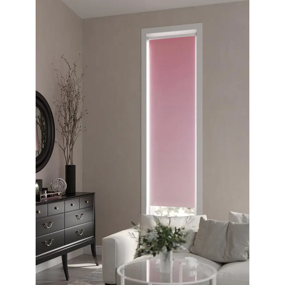 Фото 9 Рулонная штора At Home Лимкис AT782246052 52x170 см, цвет розовый