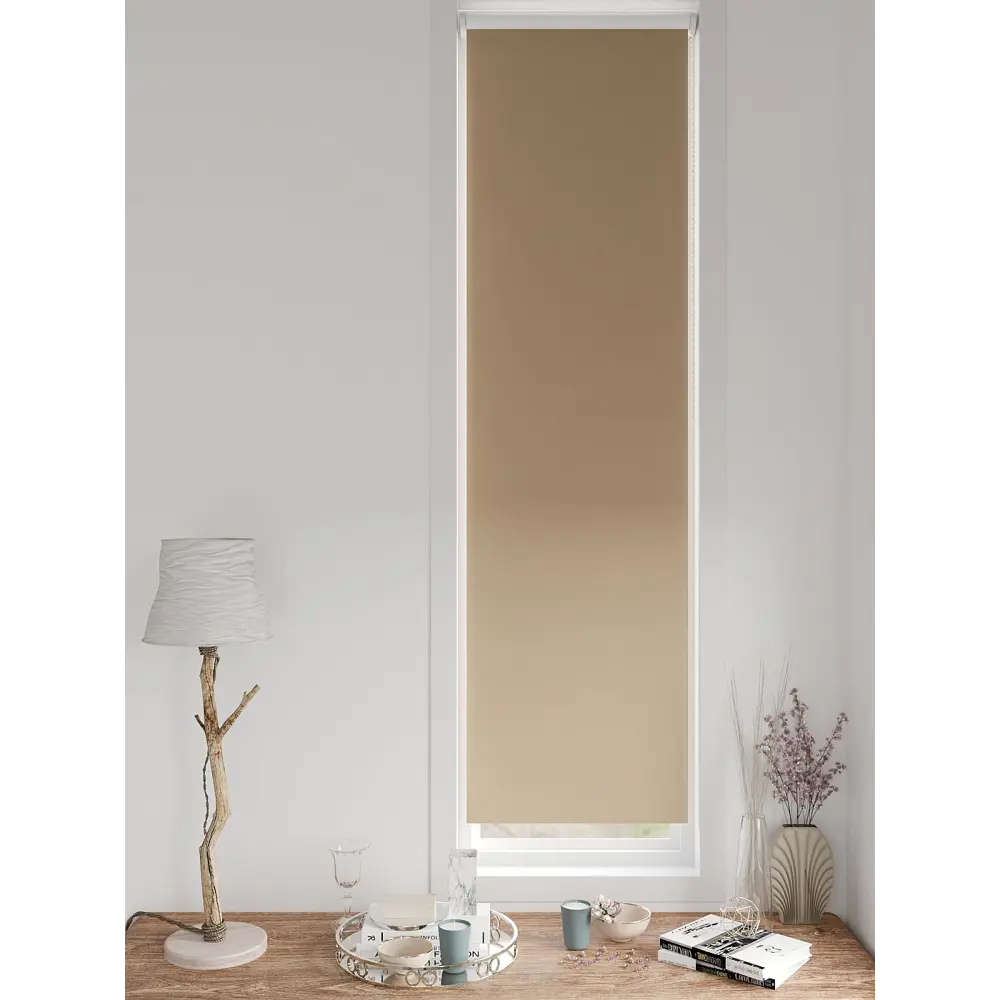 Фото 10 Рулонная штора блэкаут At Home Анзара AT783284052 52x170 см, цвет коричневый Фото 10 Рулонная штора блэкаут At Home Анзара AT783284052 52x170 см, цвет коричневый