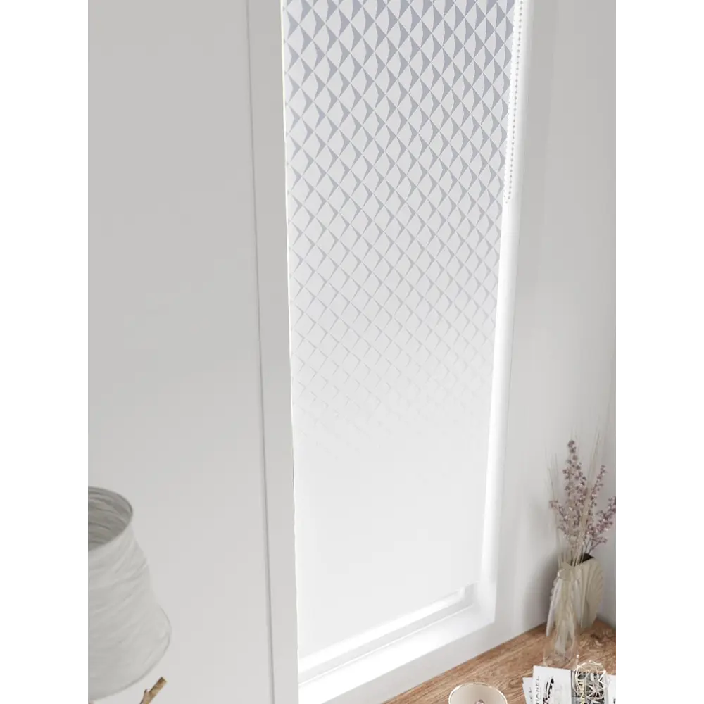 Фото 3 Рулонная штора блэкаут At Home Анзара AT783205047 47x170 см, цвет белый