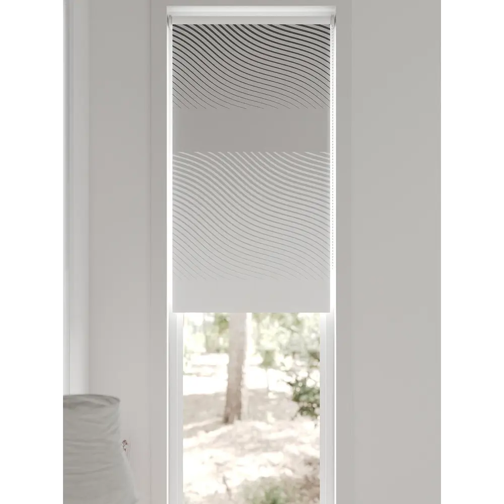 Фото 2 Рулонная штора блэкаут At Home Ронтокс AT783109047 47x170 см, цвет белый