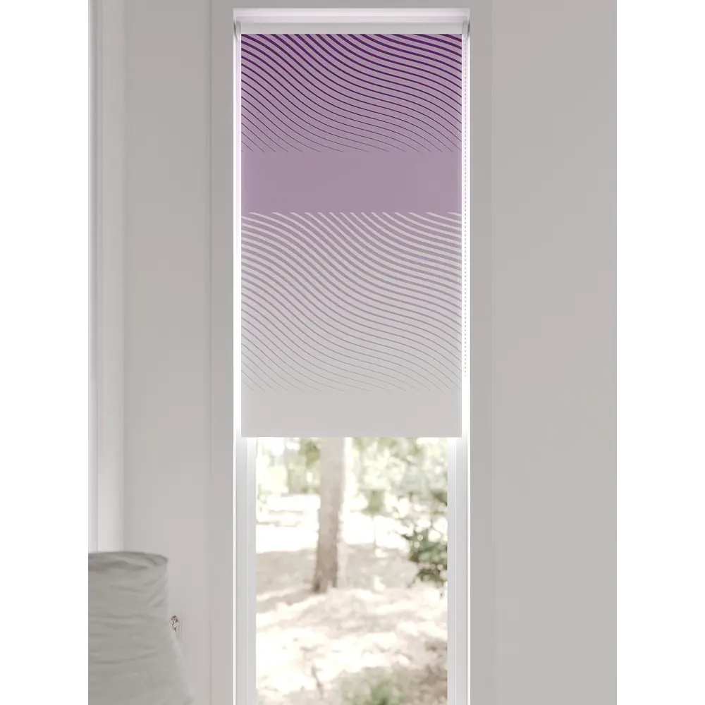 Фото 9 Рулонная штора блэкаут At Home Ронтокс AT783113047 47x170 см, цвет белый