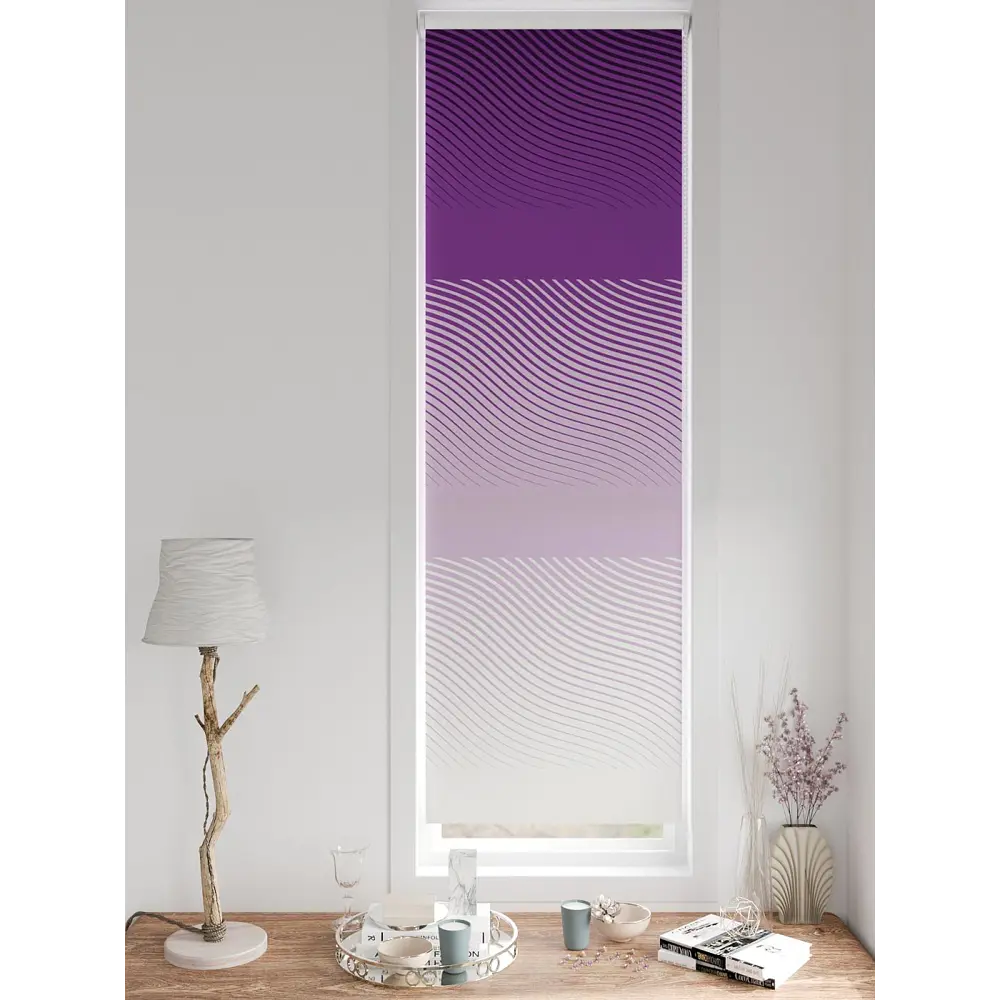 Фото 3 Рулонная штора блэкаут At Home Ронтокс AT783113047 47x170 см, цвет белый