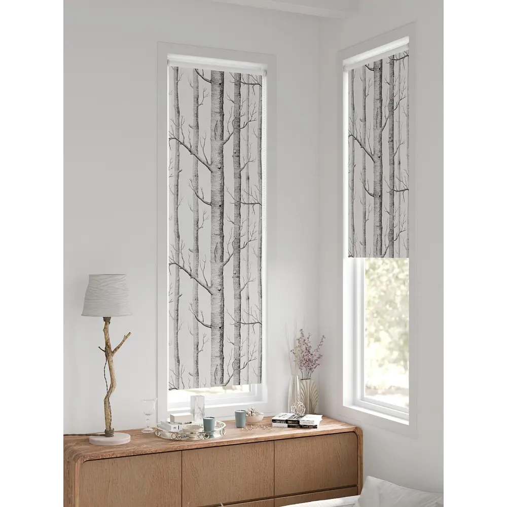 Фото 2 Рулонная штора блэкаут At Home Ронтокс AT783136047 47x170 см, цвет белый