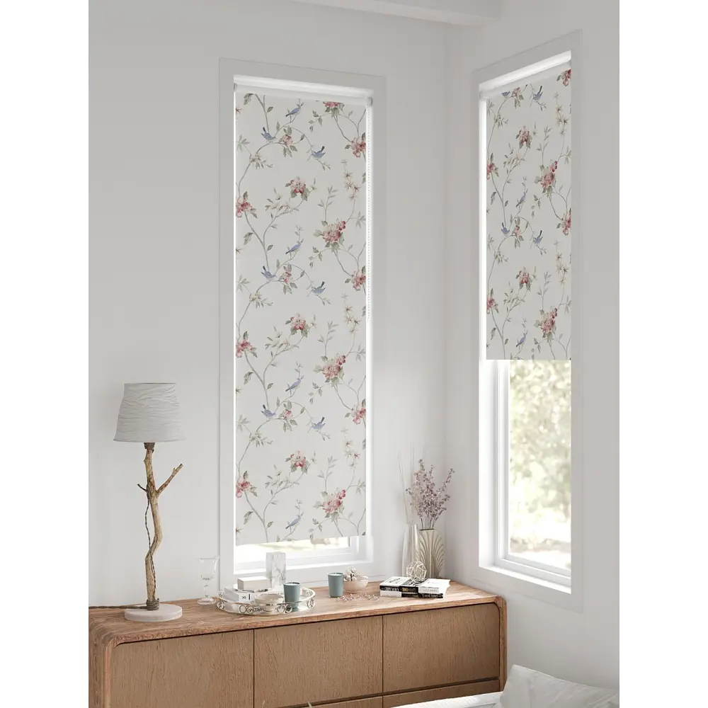 Фото 8 Рулонная штора блэкаут At Home Ронтокс AT783151047 47x170 см, цвет белый