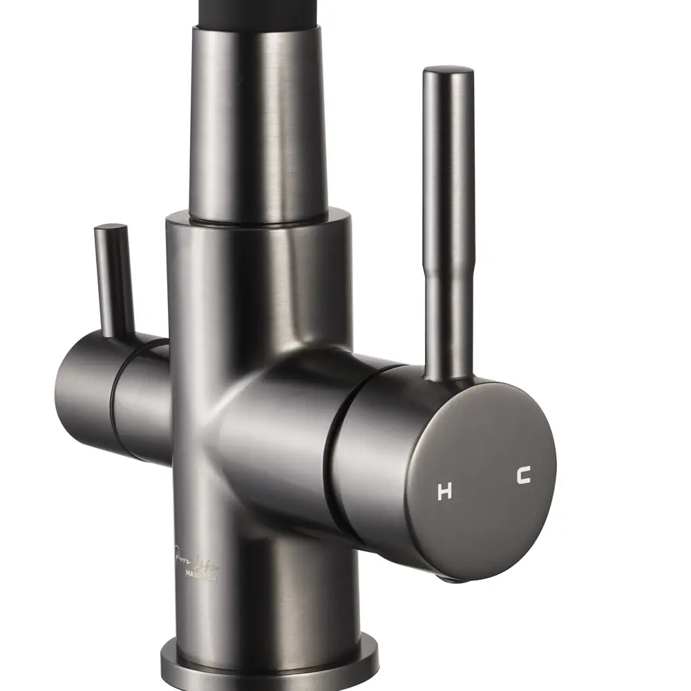 Фото 4 Смеситель для кухни Maxonor pure life PL4461-9/7 поворотный излив 192 см цвет черный матовый, черный Фото 4 Смеситель для кухни Maxonor pure life PL4461-9/7 поворотный излив 192 см цвет черный матовый, черный