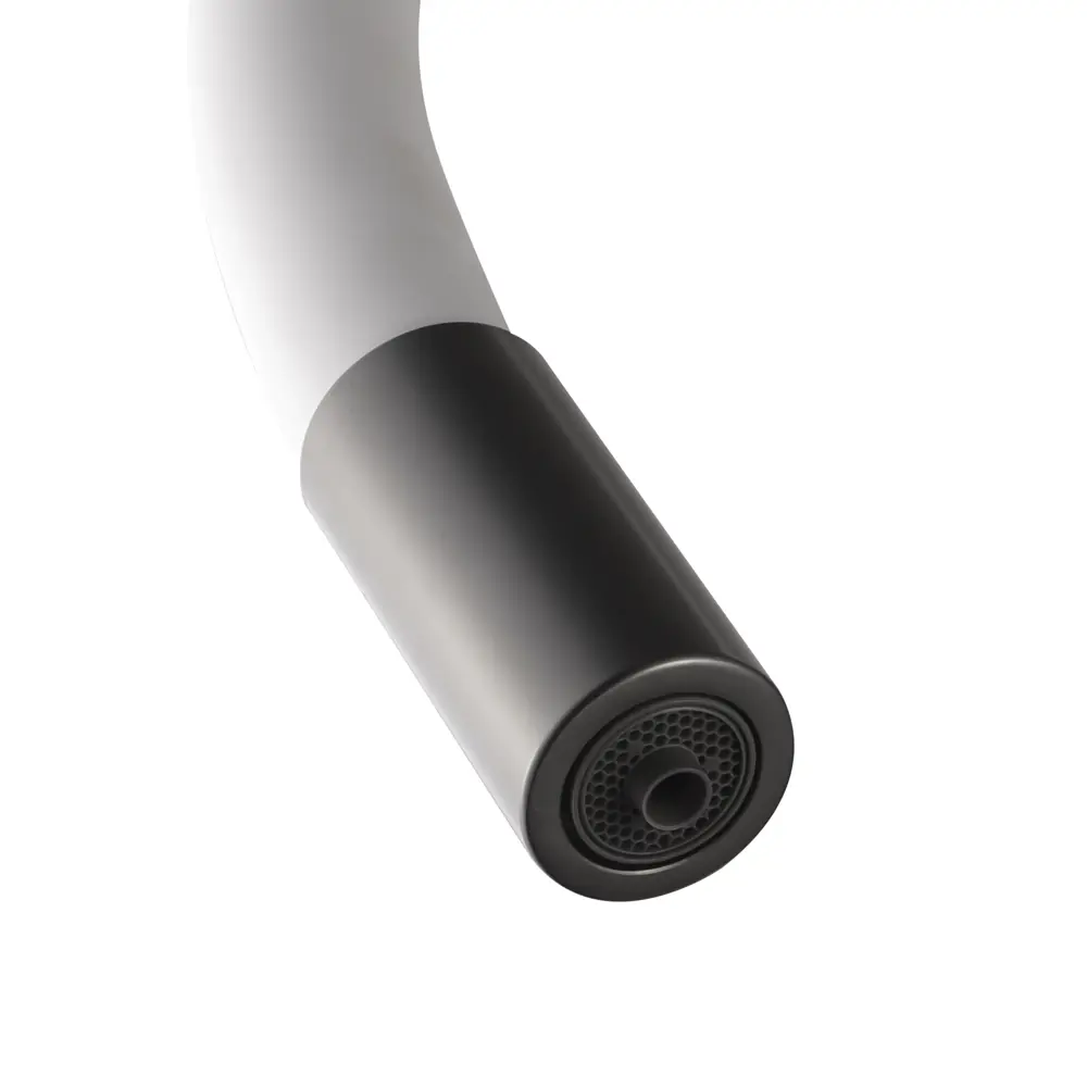 Фото 3 Смеситель для кухни Maxonor pure life PL4461-9/8 поворотный излив 192 см цвет белый, белый матовый