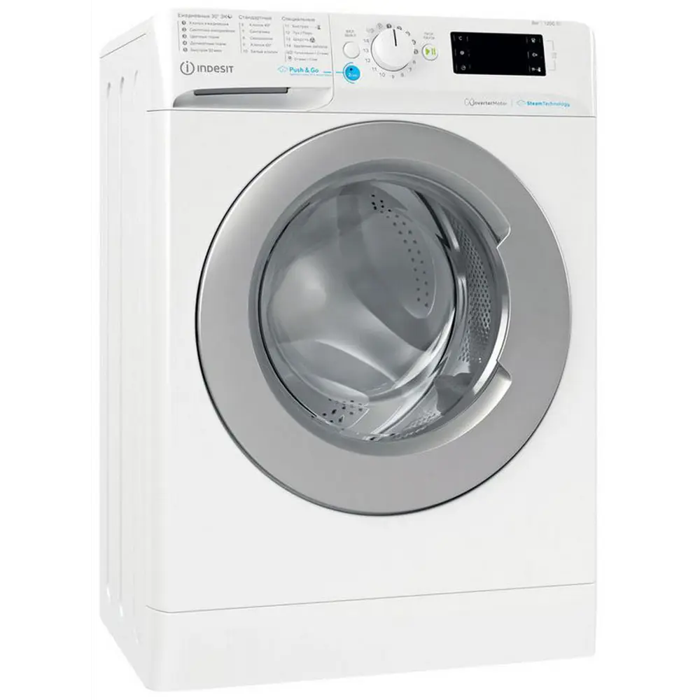 Фото 4 Стиральная машина Indesit Bwse 81293x wsv ru 59.5x85x47.5 см 8кг цвет белый Фото 4 Стиральная машина Indesit Bwse 81293x wsv ru 59.5x85x47.5 см 8кг цвет белый