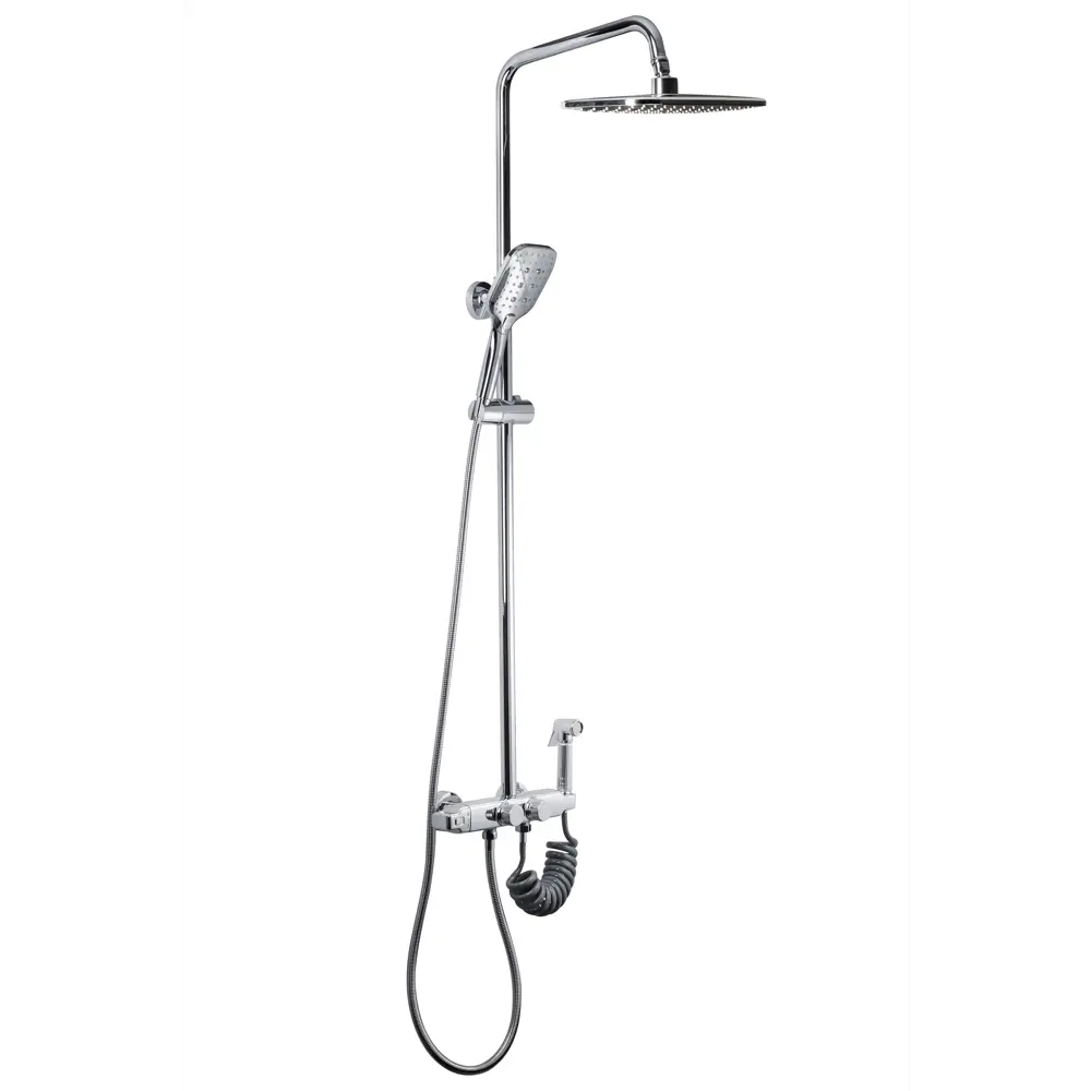 Фото 3 Душевая стойка Maxonor pure life Pl2485 3 режимная цвет хром Фото 3 Душевая стойка Maxonor pure life Pl2485 3 режимная цвет хром