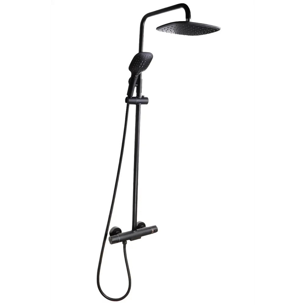 Фото 3 Душевая стойка Maxonor pure life Superior PL2487-7 3 режимная цвет черный Фото 3 Душевая стойка Maxonor pure life Superior PL2487-7 3 режимная цвет черный