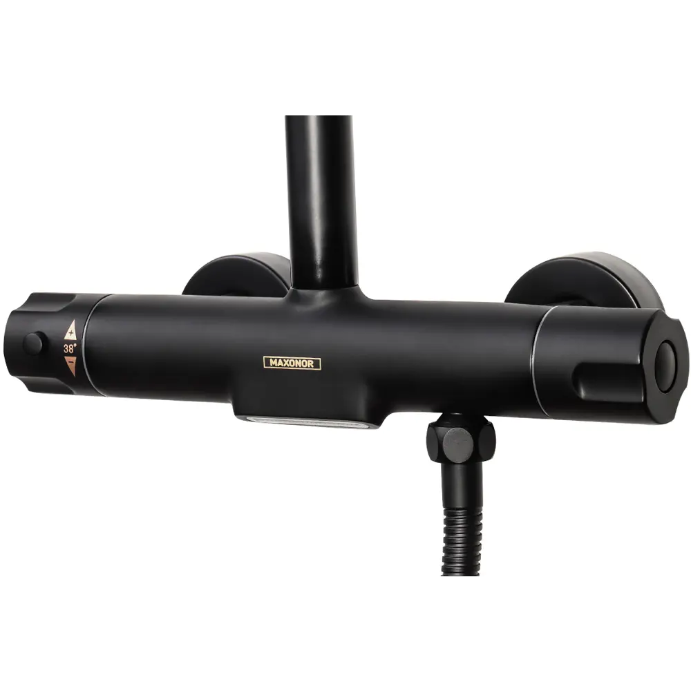 Фото 4 Душевая стойка Maxonor pure life Superior PL2487-7 3 режимная цвет черный Фото 4 Душевая стойка Maxonor pure life Superior PL2487-7 3 режимная цвет черный