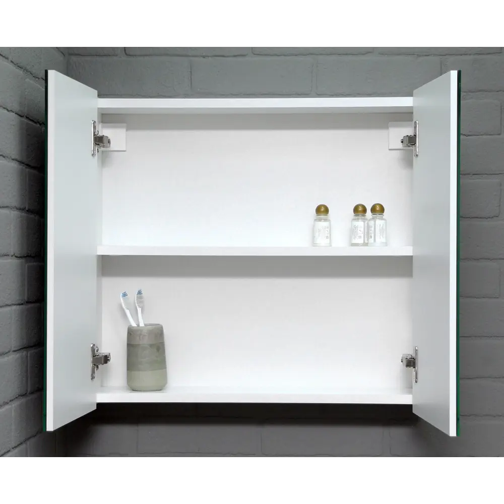 Фото 2 Зеркальный шкаф для ванной Айсберг Мечта 60 цвет белый