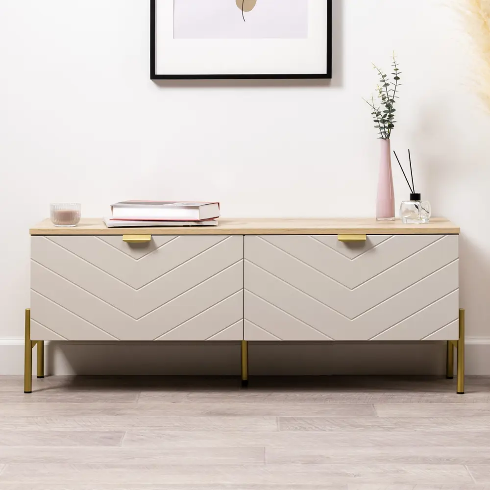 Фото 18 Тумба под телевизор Egregor Венеция 118.8x45.3x33.6 см МДФ с покрытием цвет дуб белый Фото 18 Тумба под телевизор Egregor Венеция 118.8x45.3x33.6 см МДФ с покрытием цвет дуб белый