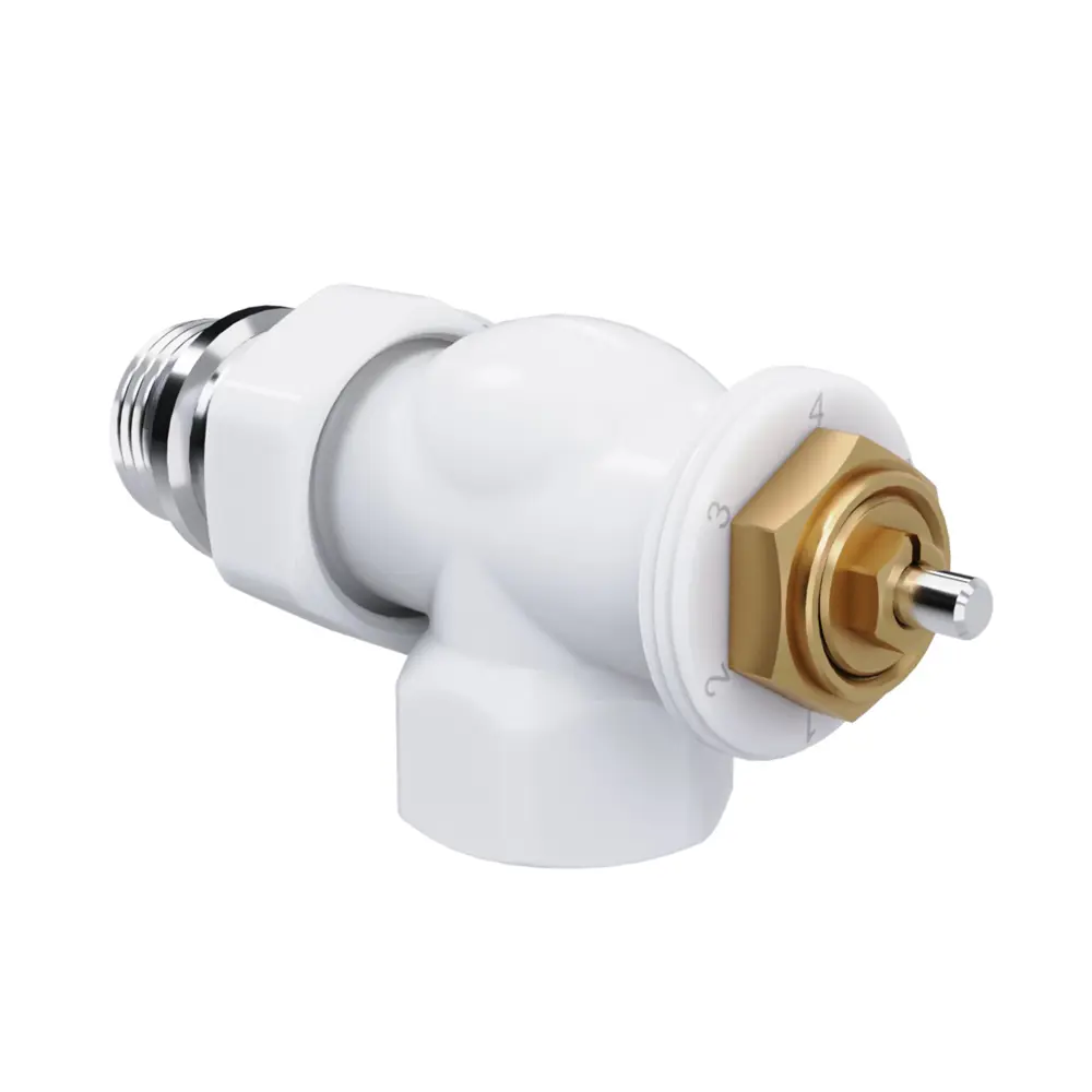 Фото 3 Термостатический комплект для радиатора осевой Royal Thermo Design 1/2" латунь цвет белый Фото 3 Термостатический комплект для радиатора осевой Royal Thermo Design 1/2" латунь цвет белый
