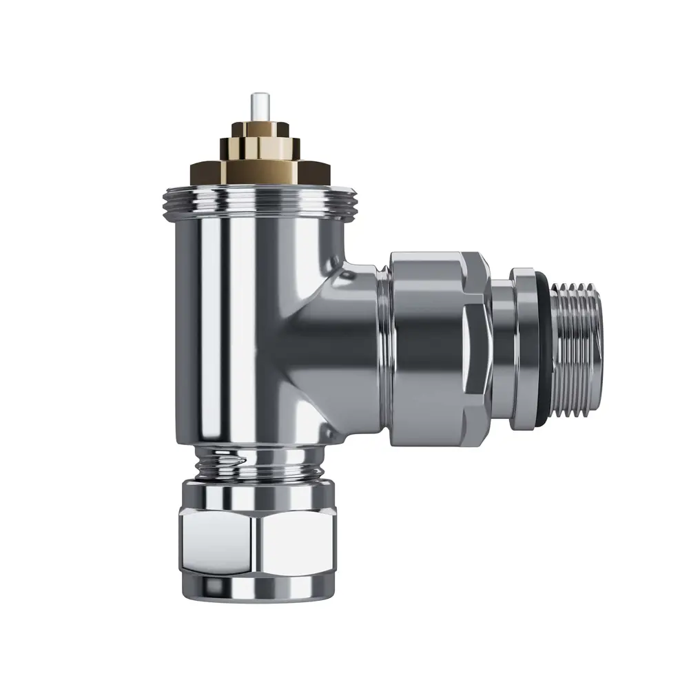 Фото 4 Термостатический комплект для радиатора угловой Royal Thermo Design Pro 1/2" латунь цвет хром Фото 4 Термостатический комплект для радиатора угловой Royal Thermo Design Pro 1/2" латунь цвет хром