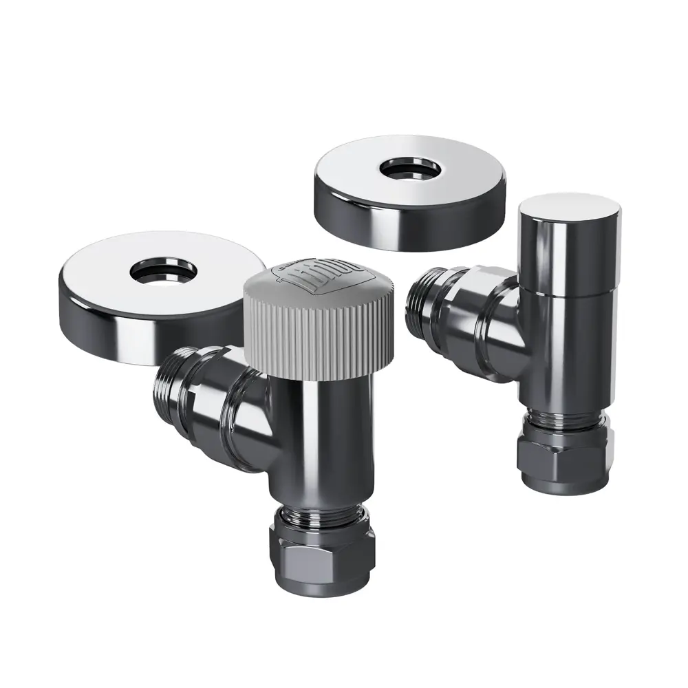 Фото 2 Термостатический комплект для радиатора угловой Royal Thermo Design Pro 1/2" латунь цвет хром Фото 2 Термостатический комплект для радиатора угловой Royal Thermo Design Pro 1/2" латунь цвет хром
