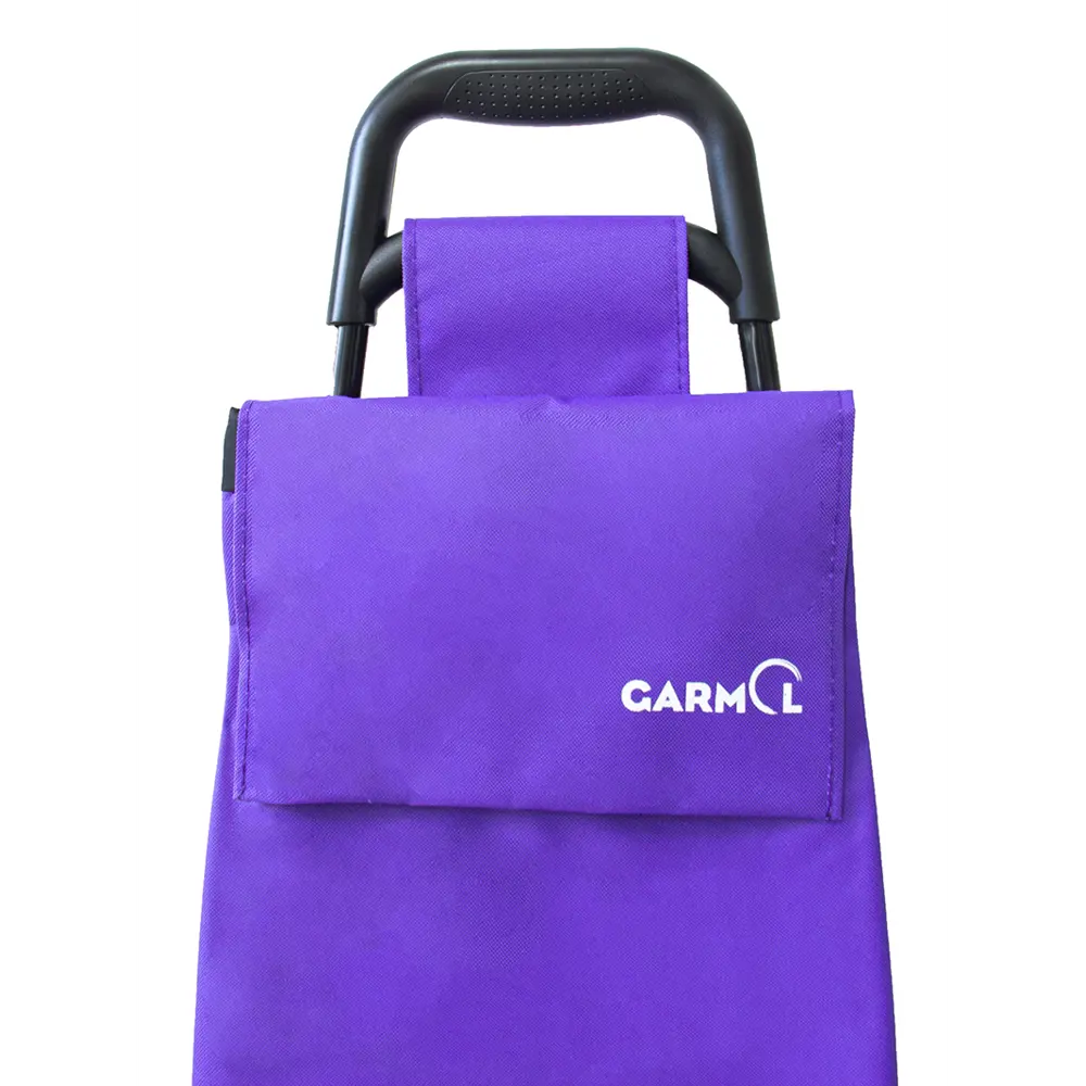 Фото 5 Сумка-тележка на двух колесах Garmol Poli.Liso на шасси Basic цвет фиолетовый Фото 5 Сумка-тележка на двух колесах Garmol Poli.Liso на шасси Basic цвет фиолетовый