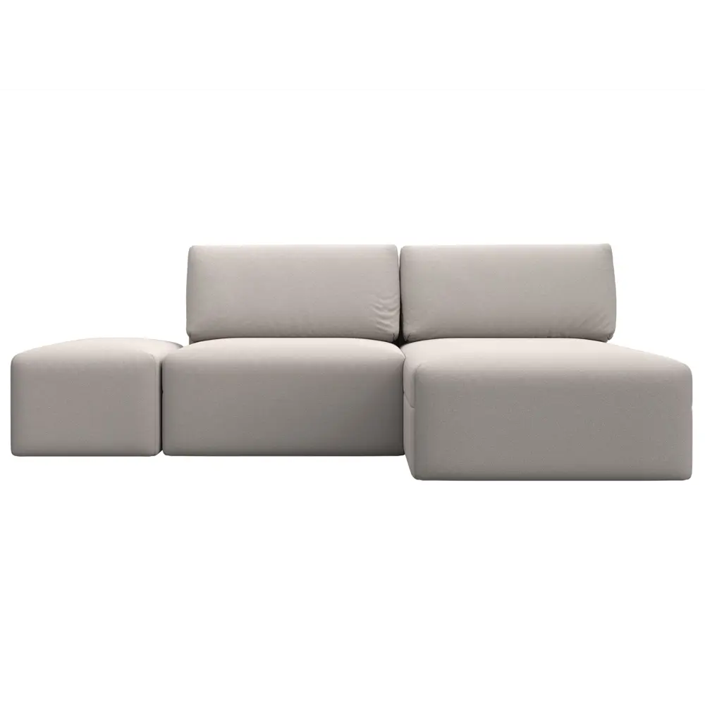 Фото 2 Диван угловой модульный с пуфом Лига-060 НПБ Лига диванов 129692 267x84x187 см замша цвет joly 05 бежевый Фото 2 Диван угловой модульный с пуфом Лига-060 НПБ Лига диванов 129692 267x84x187 см замша цвет joly 05 бежевый