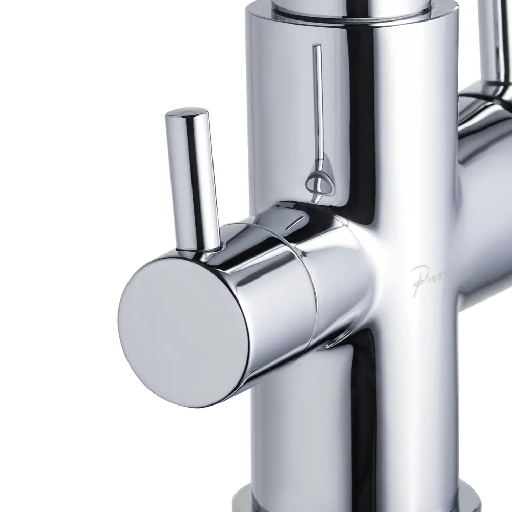Фото 5 Смеситель для кухни Maxonor pure life PL4461-17 поворотный излив 19.1 см цвет хром, хромированный, черный матовый, черный Фото 5 Смеситель для кухни Maxonor pure life PL4461-17 поворотный излив 19.1 см цвет хром, хромированный, черный матовый, черный
