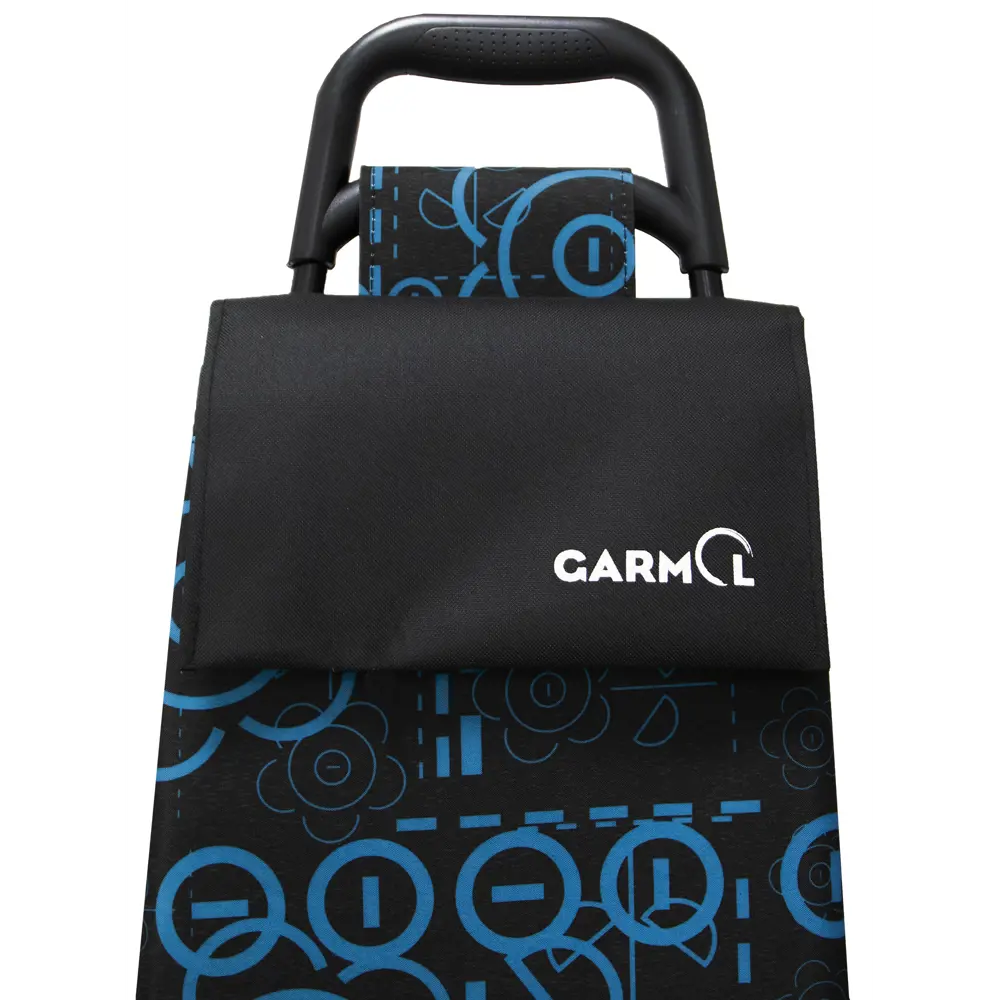 Фото 6 Сумка-тележка на двух колесах Garmol Love на шасси Basic цвет синий-черный Фото 6 Сумка-тележка на двух колесах Garmol Love на шасси Basic цвет синий-черный